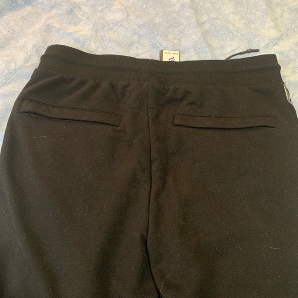 SLOWBUCKS MENS SWEATPANTS SIZE L BLACK Reflective material really HOT ! - Picture 5 of 15